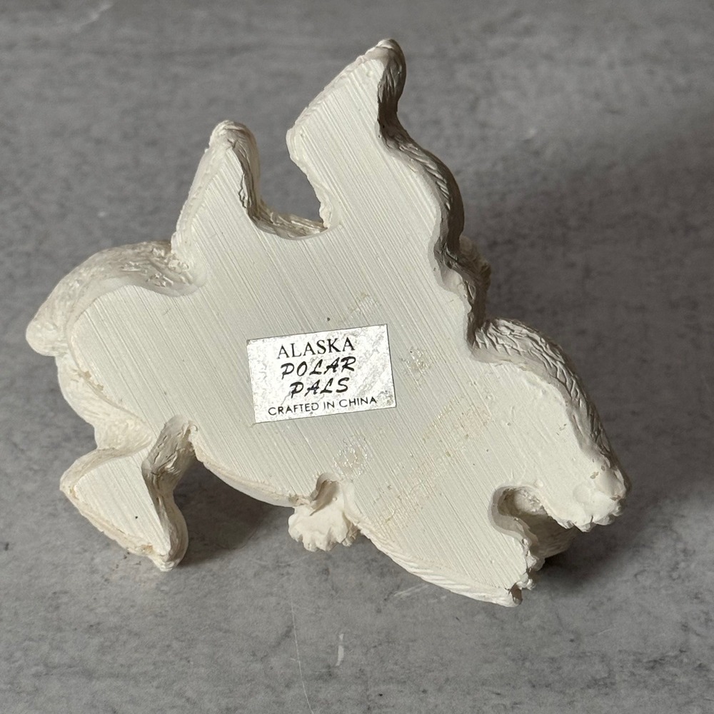 Alaska Polar Pals Jack Jill Polar Bear Resin Figurine Sculpture Twin Cubs Bears - Picture 12 of 15